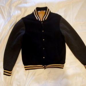 Coach Merino Wool Varsity Jacket Size L